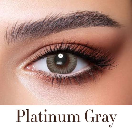 Bella Platinum Grey Colour Lens Original Eye Colour Lens With Lens Kit