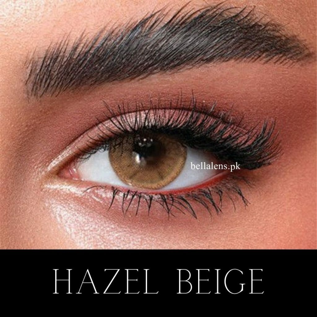 Bella Hazel Beige Colour Lens Original Eye Colour Lens With Lens Kit